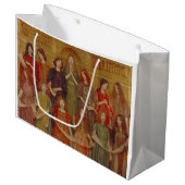 Alleluia (von Thomas Cooper Gotch) Große Geschenktüte (Vorderseite Schrägansicht)