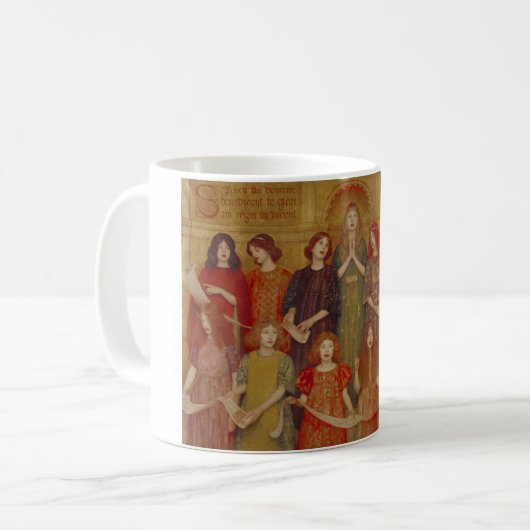 Alleluia (von Thomas Cooper Gotch) Kaffeetasse (Vorderseite Links)