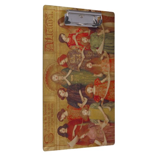 Alleluia (von Thomas Cooper Gotch) Klemmbrett (Rechts)