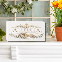 Alleluja Traditionelles Ostergoldkreuzzeichen