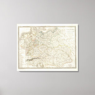 Allemagne - Deutschland Leinwanddruck