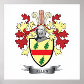 Allen Coat of Arms Poster (Vorne)