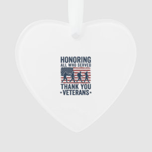 Allen, die gedient haben, zu ehren Danke Veteranen Ornament