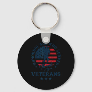 Allen, die gedient haben, zu ehren Danke Veterans  Schlüsselanhänger