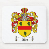 ALLEN-FAMILIENWAPPEN - ALLEN-WAPPEN