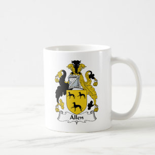 Allen-Familienwappen Kaffeetasse