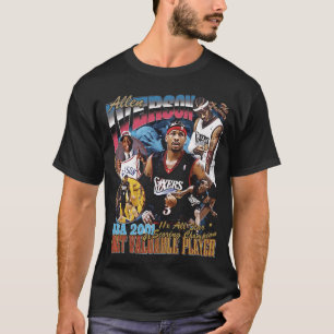 Allen Iverson Vintag Basketball Player T-Shirt