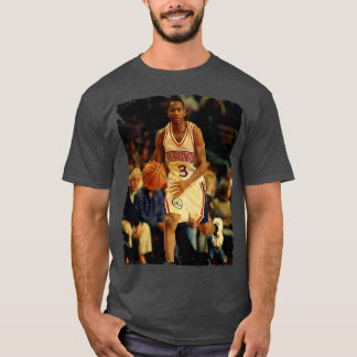 Allen Iverson Vintages Design von Basketball 3 T-Shirt