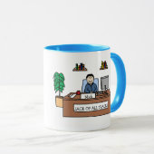 Allen Jack von handelt - personalisierte Tasse (VorderseiteRechts)