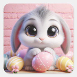 "Allen" Quadratischer Aufkleber