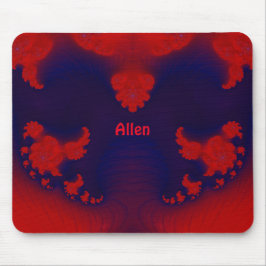 ALLEN ~ Rote und blaue Maus Pad Mousepad