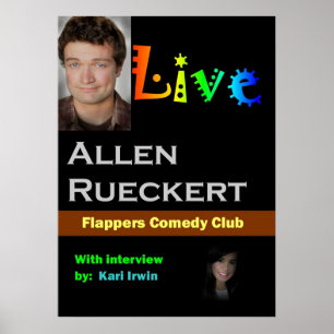 Allen Rueckert LIVE Poster