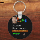 Allen Rueckert LIVE Schlüsselanhänger (Vorderseite)