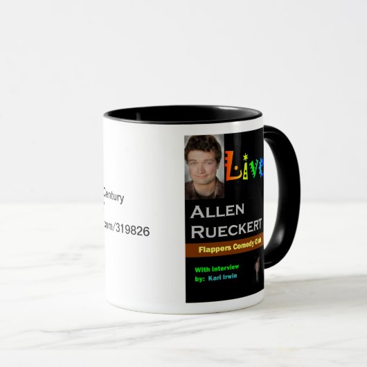 Allen Rueckert LIVE Tasse (VorderseiteRechts)