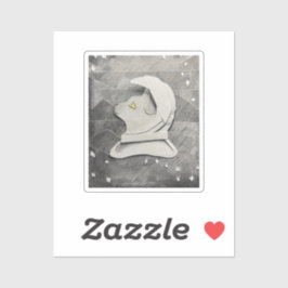 Allen She-Purred Aufkleber