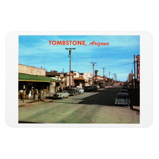 Allen St., Grabstein AZ Vintag Magnet (Horizontal)