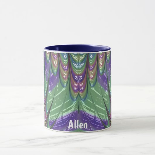 ALLEN ~ Tasse personalisiert ~ zany ungewöhnlich (Zentrum)
