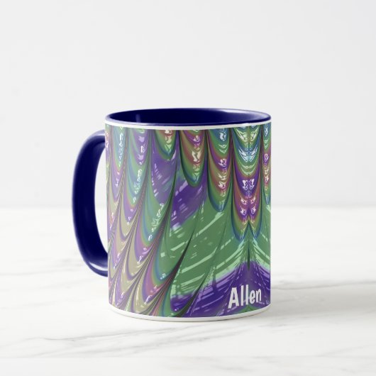 ALLEN ~ Tasse personalisiert ~ zany ungewöhnlich (Vorderseite Links)