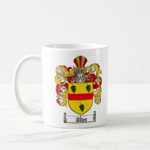 Allen Wappen Kaffee Tasse - Größe 11oz