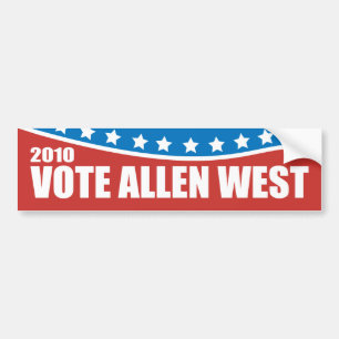 Allen West2010 Autoaufkleber