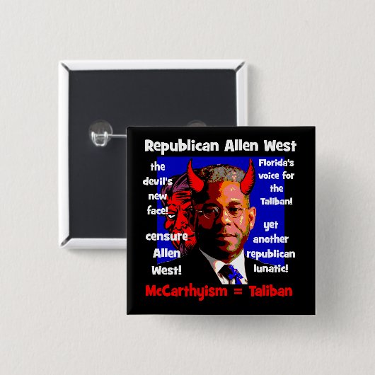 Allen West Button (Vorne & Hinten)