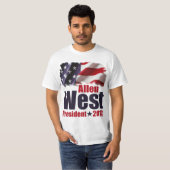 Allen West für Präsidenten 2012 T-Shirt (Vorne ganz)