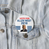Allen West für Präsidenten 2016 Button (Beispiel)