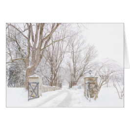 Allenberry Erholungsort-Eintritt im Schnee