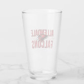 Allendale Falcons #2 Glas (Rückseite)