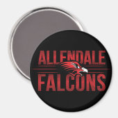 Allendale Falcons #2 Magnet (Vorderseite/Rückseite)