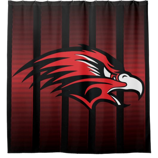 Allendale Falcons #3 Duschvorhang (Vorderseite)