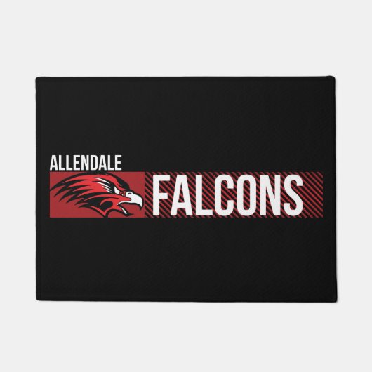 Allendale Falcons #5 Fußmatte (Vorderseite)