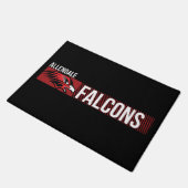 Allendale Falcons #5 Fußmatte (Schrägansicht)