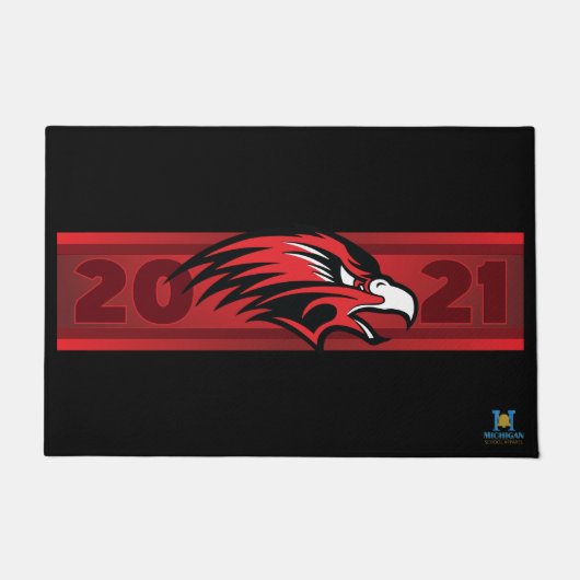 Allendale Falcons #7 Fußmatte (Vorderseite)