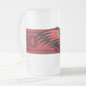 Allendale Falcons #7 Mattglas Bierglas (Vorderseite Links)