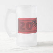 Allendale Falcons #7 Mattglas Bierglas (Links)