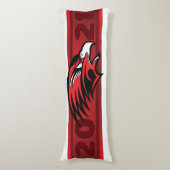 Allendale Falcons #7 Seitenschläferkissen (Vorderseite Vertikal)