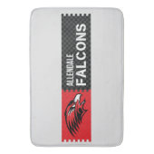 Allendale Falcons Badematte (Vorderseite Vertikal)