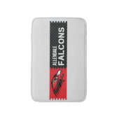 Allendale Falcons Badematte (Vorderseite Vertikal)