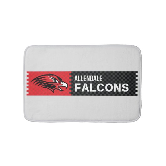 Allendale Falcons Badematte (Vorderseite)