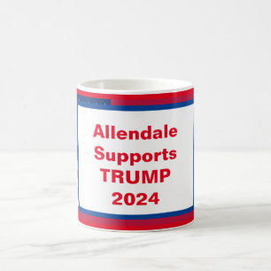 Allendale unterstützt TRUMP 2024 Kaffeetasse