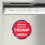 Allendale unterstützt TRUMP 2024 Kühlschrankmagnet (In Situ (Geschirrspüler))