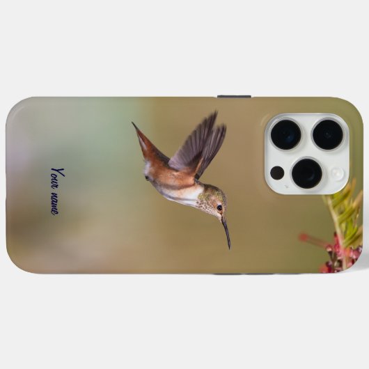 Allen's Hummingbird Case-Mate iPhone Hülle (Rückseite (Horizontal))