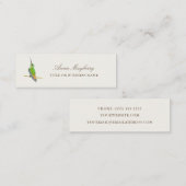 Allen's Hummingbird Mini Visitenkarte (Vorne/Hinten)