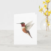 Allen's Kolibri-Karte Karte (Gelbe Blume)