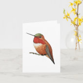 Allen's Kolibri-Karte Karte (Gelbe Blume)