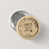 Allentown 1947 button (Vorne & Hinten)