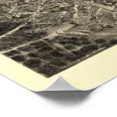 Allentown, PA Panorama Karte - 1922 Poster (Ecke)