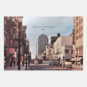 Allentown, Pennsylvania 1950 Geschenkpapier Set (Vorderseite)