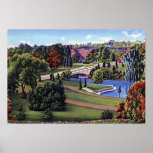 Allentown Pennsylvania Lehigh Allee Poster